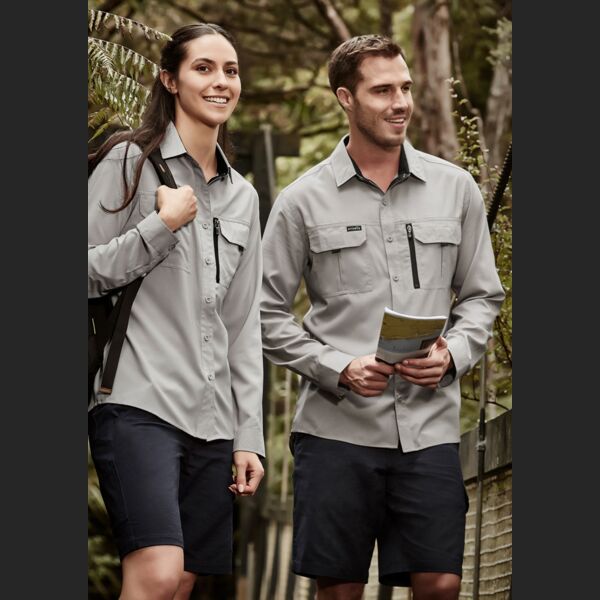 SYZMIK Mens Outdoor L/S Shirt Thumbnail